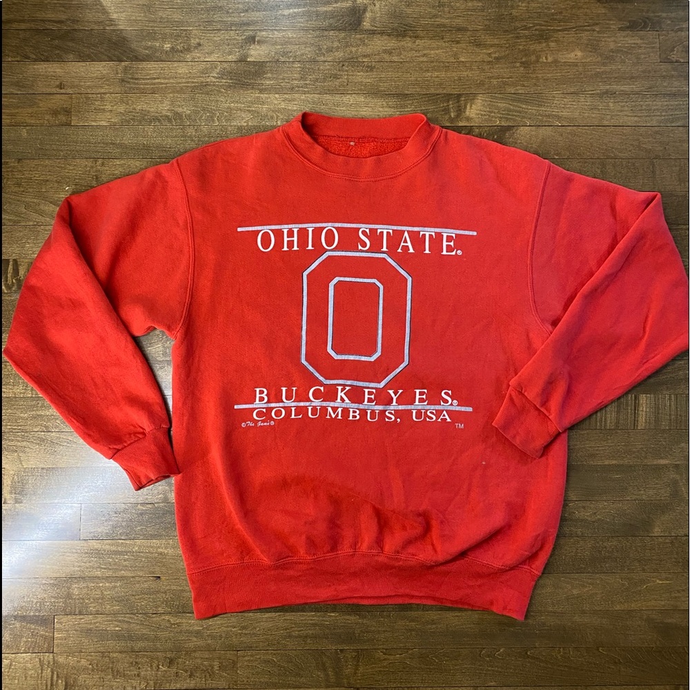 Red Ohio State Crewneck